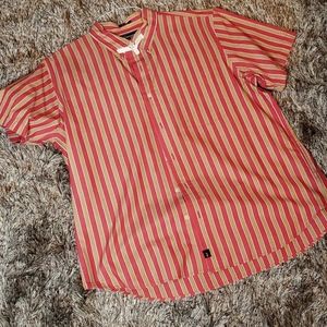 A&F XL button down stripe
